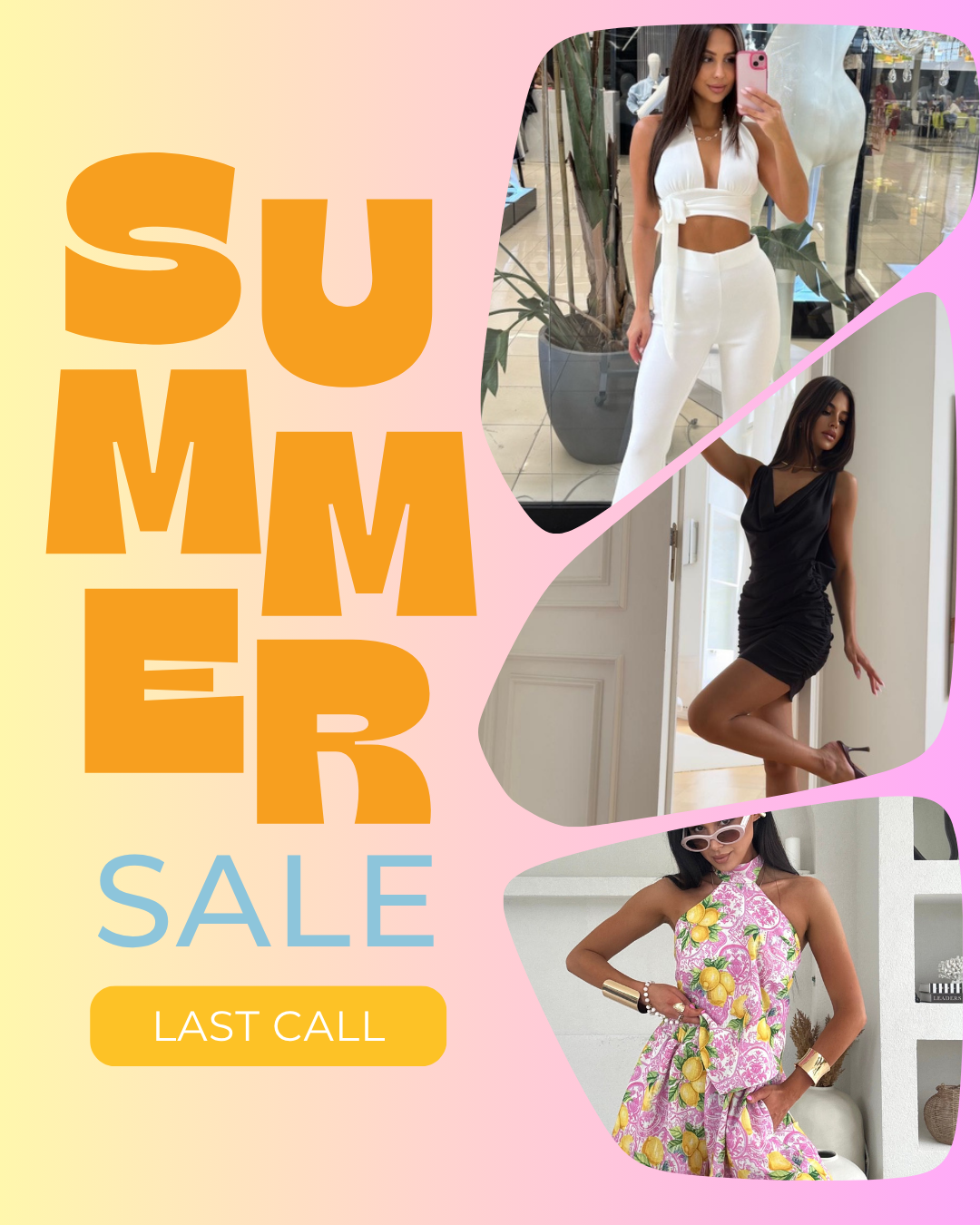 Last call Sale! Ostatnia szansa na hitowe letnie modele w super cenach!
