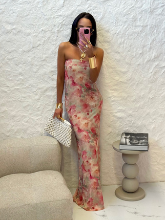 Sukienka Maxi LaMilla jasny róż