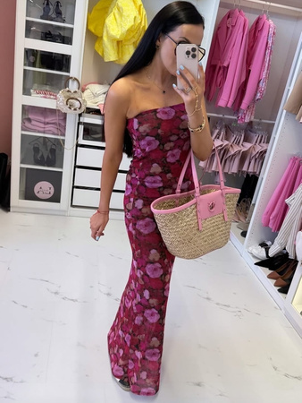 Sukienka Maxi LaMilla ciemny róż