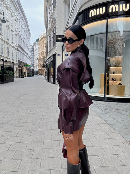 Ramoneska premium Queen 3 LaMilla bordowa