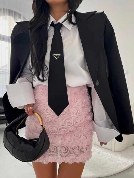 Spódniczka premium Kwiatowa LaMilla różowa