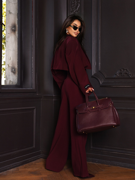 Spodnie Anabel bordowe