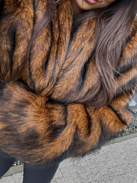 Krótkie futro premium Viola lis