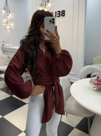 Koszula premium Freda ceglana