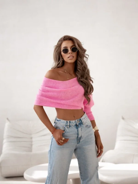 Sweter Kriss różowy