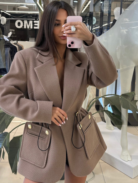 Marynarka premium Dafne cappuccino
