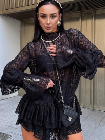 Spódnicospodenki koronkowe LaMilla czarne