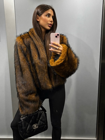 Krótkie futro premium Viola lis