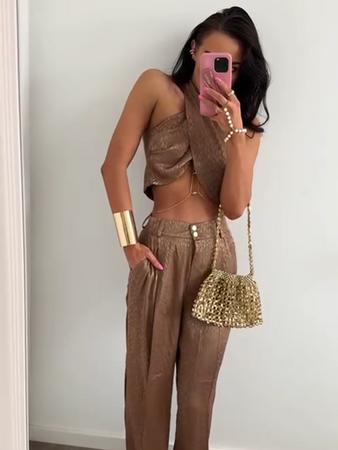 Komplet Shine LaMilla gold