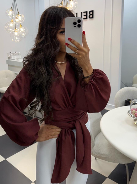 Koszula premium Freda ceglana