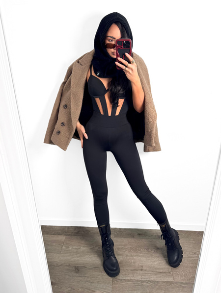 Marynarka premium LaMilla Baranek cappuccino