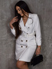 Sukienka żakietowa Natalie biała