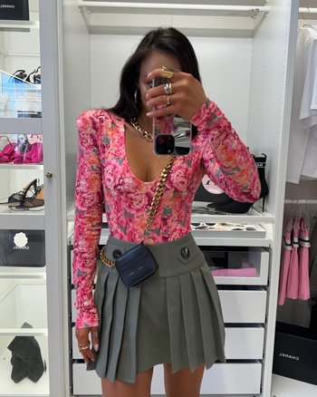 Spódnicospodenki plisowane Camo