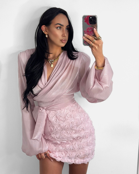 Spódniczka premium Kwiatowa LaMilla różowa