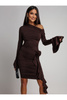 Sukienka Ginny czekoladowa