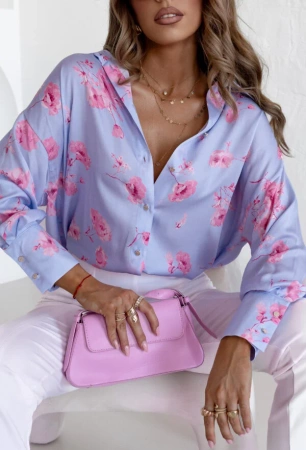 Koszula Karmen błękit