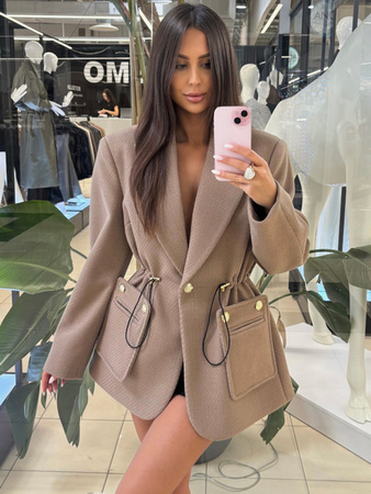 Marynarka premium Dafne cappuccino