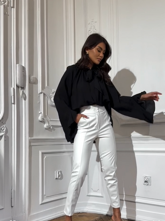 Koszula boho Sanna czarna