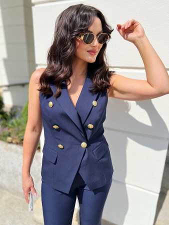 Kamizelka Otylia granatowa