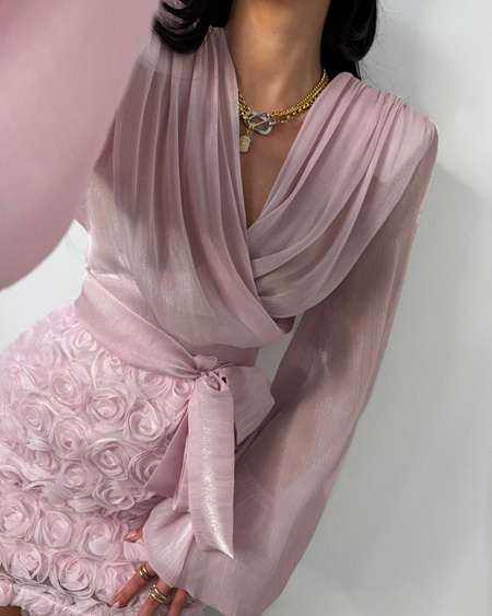 Spódniczka premium Kwiatowa LaMilla różowa