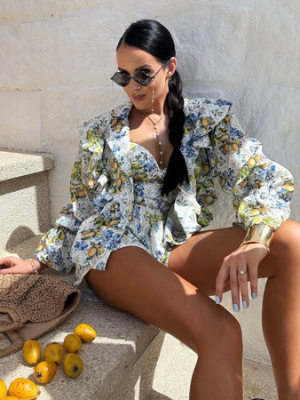 Komplet Cytrynki LaMilla niebieski