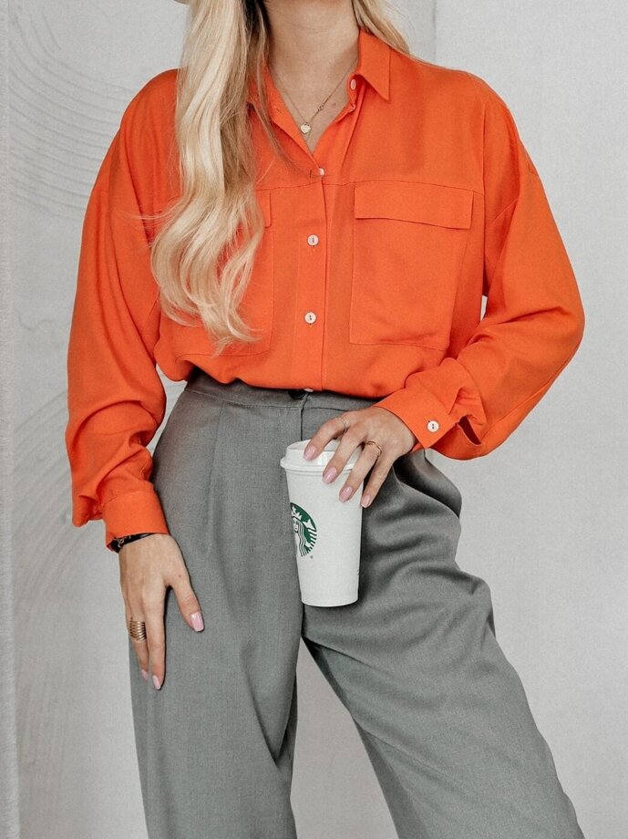 Koszula Malma pomarańczowa